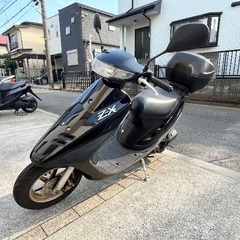 関東圏内配送あり！　整備済み！自賠責ほぼ2年付き！　カスタム車！　ホンダ　AF27 スーパーディオ 原付　スクーターの画像
