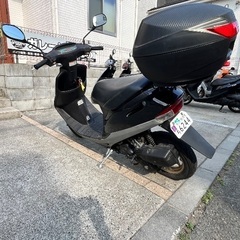 関東圏内配送あり！　整備済み！自賠責ほぼ2年付き！　カスタム車！　ホンダ　AF27 スーパーディオ 原付　スクーターの画像