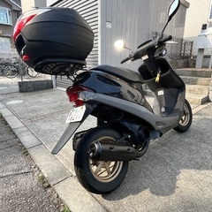 関東圏内配送あり！　整備済み！自賠責ほぼ2年付き！　カスタム車！　ホンダ　AF27 スーパーディオ 原付　スクーターの画像