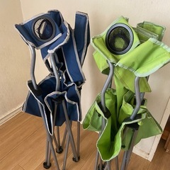 アウトドア　折りたたみチェア　2脚の画像