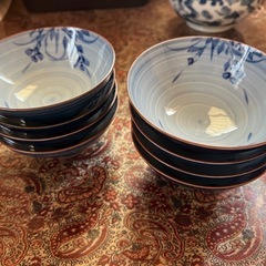 岳峯　有田焼　飯碗 8個セット