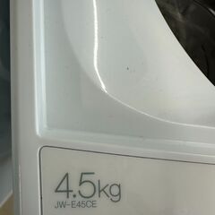 【ジャングルジャングル滋賀草津店】洗濯機　　ﾊｲｱｰﾙ　JW-45CE　2021　　J-250714の画像