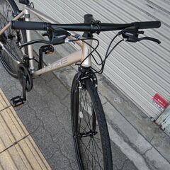 美品☆UNIZE[ユニゼ]UJL70A (ジェイL) 700cクロスバイク アルミ/21speed/マットシルバーの画像
