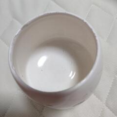 昭和レトロ顔グラス陶器脚付きグラスの画像