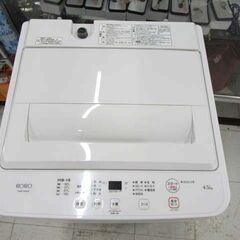 高年式 洗濯機 4.5kg 2024年製 RORO YWM-T45LW ホワイト系 全自動  一人暮し向け 家電 ヤマダオリジナル 苫小牧西店 の画像