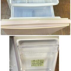 ジ265/ SHARP シャープ SJ-14E2-SP 137L 2ドア冷凍冷蔵庫 左右つけかえどっちもドア庫内LED照明ノンフロン 2015年の画像