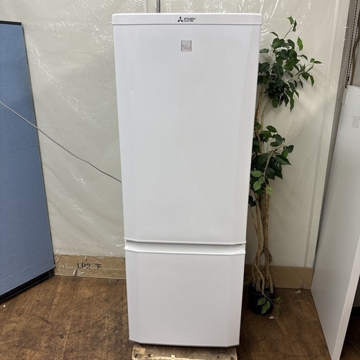 I347 ? ジモティー限定価格！ MITSUBISHI 冷蔵庫 (168L) 2ドア ⭐ 動作確認済 ⭐ クリーニング済