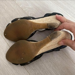 サンダル　ウエッジソールの画像