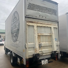 三菱　MITSUBISHI キャンター　PA-FE72DEV 平成17年登録　車検切れ　走行距離332,705km アルミバン　パワーゲート　不具合あり　一宮市の画像