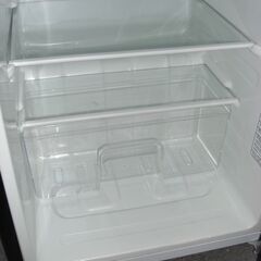 （1台限り★ジモティー特典あり★）ハイセンス　2ドア冷蔵庫９３L　２０２２年製　HR-B9501B　47.5cm幅　黒　　高く買取るゾウ八幡東店の画像