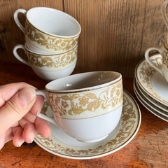 昭和レトロ　カップアンドソーサー　コーヒーカップの画像