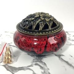 新品✨️ 仏壇用 香炉 お香立て セット 線香 陶器 スティック...
