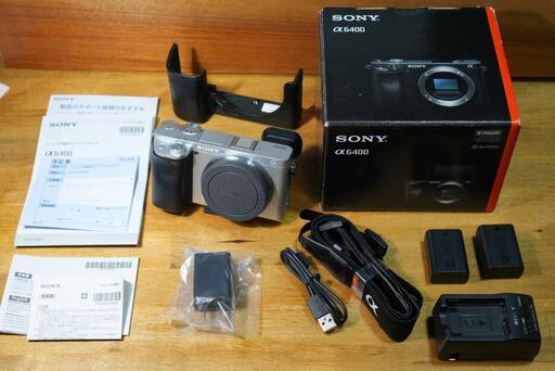 美品　SONY α6400 ILCE-6400(S) 純正チャージャー、電池x2 美品SONY α6400 ILCE-6400(S) 純正チャージャー、電池x2 (ノジ