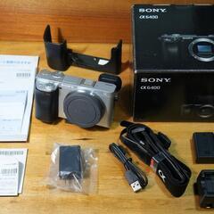 美品　SONY α6400 ILCE-6400(S) 純正チャージャー、電池x2の画像