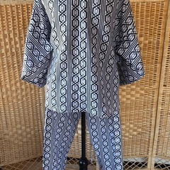 浴衣で作務衣の画像