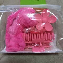 【未開封】　フェイスウォッシュセット　ピンク　　￥400の画像