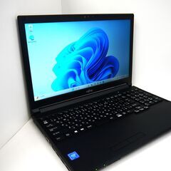 富士通 Windows11 15.6型ノートPC SSD + W...