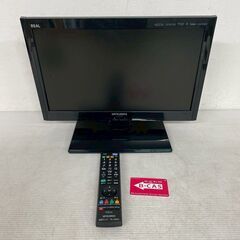 【MITSUBISHI】三菱 液晶カラーテレビ LCD-19LB10 19インチ 動作確認済 REAL リモコン付 ブラック 生活家電 液晶テレビ Y1799