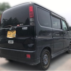 お買い得車‼️バモス　ターボ　車検8年7月　4速オートマ　仕事に足に　軽箱バンの画像