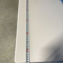 【美品】4段タンス ② 白系 プラスチック製 木製天板 お洒落 コンパクト 早い者勝ち 引取歓迎 配送OKの画像