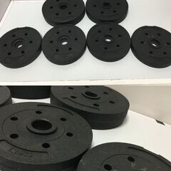 ♪La-VIE ラヴィ MEGA DUMBBELL SET メガダンベルセット 10kg 筋トレ トレーニング 箱付 中古 (NF250704) 451-125Wの画像