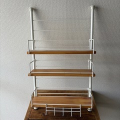 【差し上げます】2個セットキッチン突っ張り収納棚