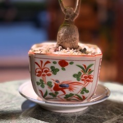 観葉植物　パキラ　高さ28cm　おしゃれな鉢付きの画像