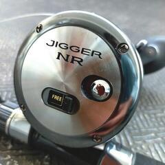 シマノ　オシアジガーNR2000P　ジギング　落とし込み　青物　右巻きの画像