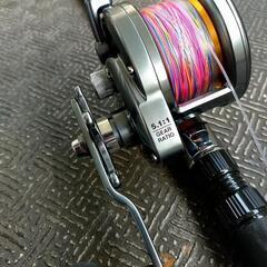 シマノ　オシアジガーNR2000P　ジギング　落とし込み　青物　右巻きの画像