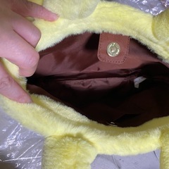 ポケピース　ピカチュウ バッグ　モコモコの画像