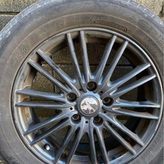 タイヤ ホイール4本セット 215/60 R16 C25セレナで使用の画像