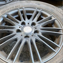 タイヤ ホイール4本セット 215/60 R16 C25セレナで使用の画像