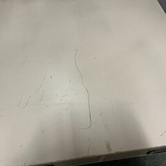 木製 2列1段 収納棚 チェスト 洋服 ベッド下収納 ホワイト 幅80cm×奥行75cm×高さ15cmの画像