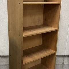 木製 5段 本棚 収納棚 飾り棚 幅60cm×奥行32cm×高さ180cmの画像