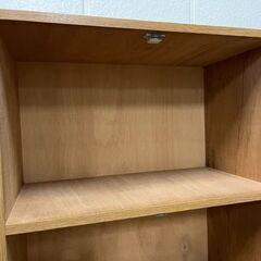 木製 5段 本棚 収納棚 飾り棚 幅60cm×奥行32cm×高さ180cmの画像