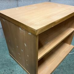 木製 テレビ台 収納棚 2段 飾り棚 幅60cm×奥行45cm×高さ47cmの画像