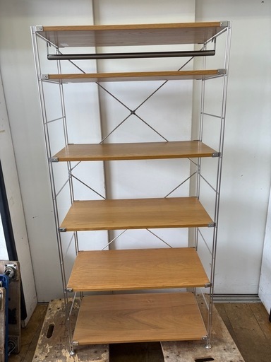 N1042★ステンレスユニットシェルフ★シェルフ★幅840mm