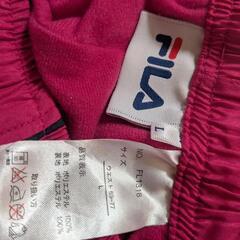 FILA　ウィンドブレーカー　　パンツ　Lサイズ　裏起毛　秋冬用　スポーツウェアの画像