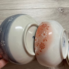 さくら柄　小皿4点セットの画像