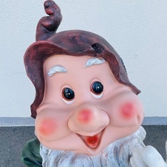 値下げ　小人　ドアーフ　122cm 特大オブジェ　FRP（繊維強化プラスチック）製　の画像