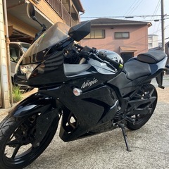 エンジン始動動画あり　堺市堺区ニンジャ250R 左ウインカーカチ...