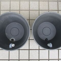 メダカ容器　２個セット　オーバーフロー加工　ビオトープ　飼育ケース　飼育容器　めだか容器　メダカ　めだかの画像