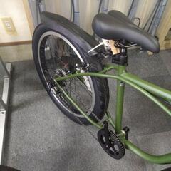 新車　引取限定　ファットバイク　カーキの画像