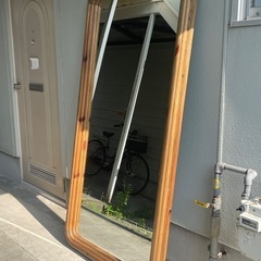 Journal standard furniture ジャーナルスタンダードファニチャー　古材　ミラー　200-90cmの画像