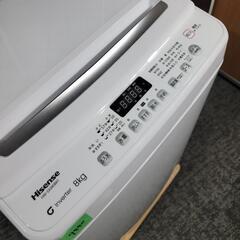 9440‼️関西エリア配送設置可🙌‼️最新2023年製✨Hisense 8kg 洗濯機 インバーター付き静音モデルの画像