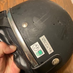 譲渡済み！無料！５０cc~１２５cc原付　半キャップヘルメット　２点の画像