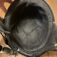 譲渡済み！無料！５０cc~１２５cc原付　半キャップヘルメット　２点の画像
