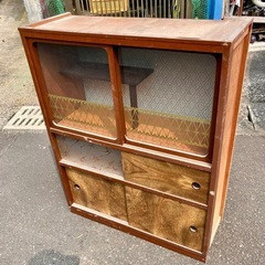 お取引感謝【小ぶり】茶箪笥？水屋？昭和レトロ・早めに