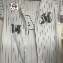 千葉ロッテ小島和哉 2025ピンストライプユニフォーム