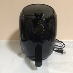 電気 ノンフライヤー　家電　黒　キッチン用品の画像